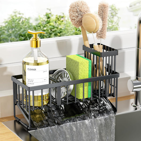 Brush Holder and Stainless Steel Self Drain Tray